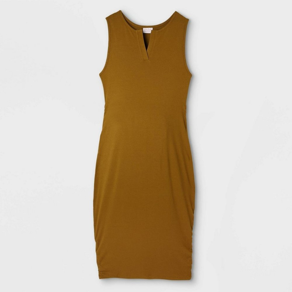 Sleeveless Rib Tank Maternity Dress - Isabel Maternity by Ingrid & Isabel™